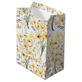Gelbe Frühlingssonne - Wildblumen Mittlere Geschenktüte