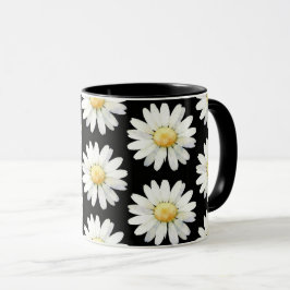 Gelbe gepunktete Gänseblümchen Tasse