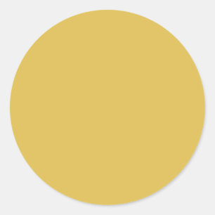 Gelbe goldene Hintergrundfarbe Runder Aufkleber