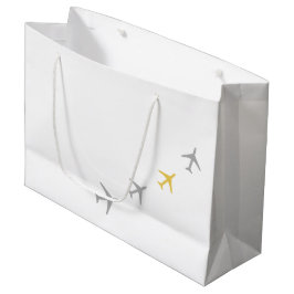 Gelbe graue Flugzeug Flugzeuge Fly Airways Große Geschenktüte