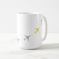 Gelbe graue Flugzeug Flugzeuge Fly Airways