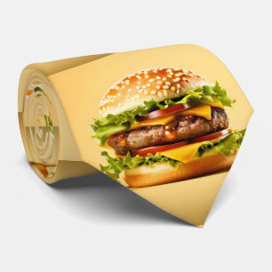 Gelbe große Hamburger Krawatte