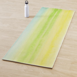 Gelbe grüne blaue Pastel fröhlich Yogamatte