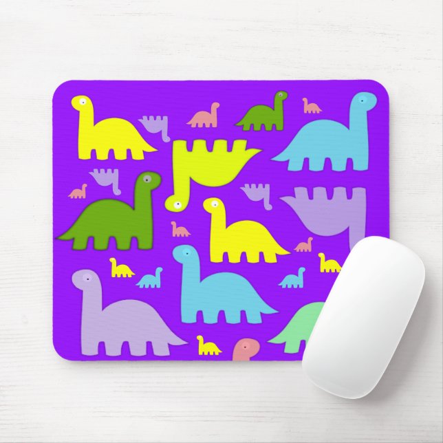 Gelbe grüne Lila Mauspad! Mousepad (Mit Mouse)
