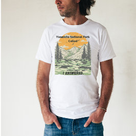 Gelbe/grüne Printessin Gelbgrün Gelbgrün, Yosemite T-Shirt