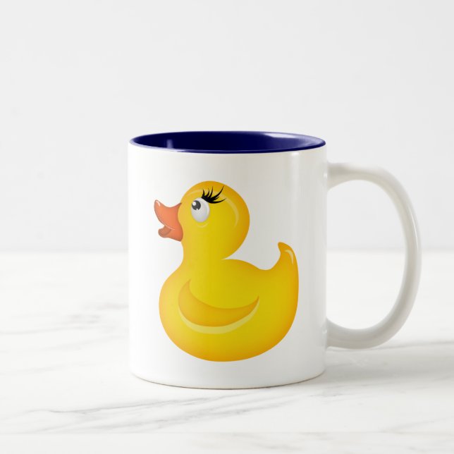 Gelbe Gummikraut Zweifarbige Tasse (Rechts)