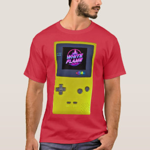 GELBE Handheld-Spielkonsole Retro 90er Gamer Nos T-Shirt