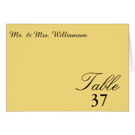 Gelbe Hochzeitskarten für das sonnige Herz