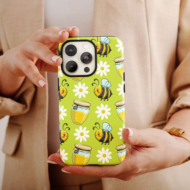 Gelbe Hummel Honey | iPhone 14 Case-Mate Hülle (Von Creator hochgeladen)