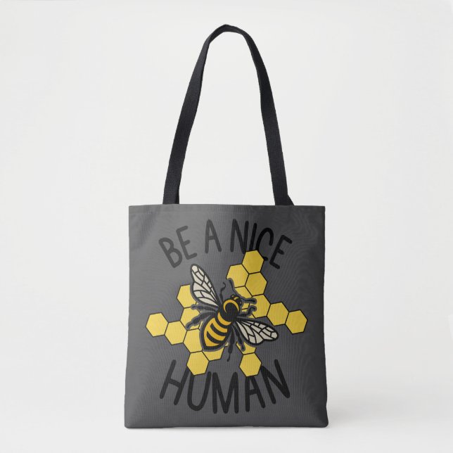Gelbe Hummeltasche: Naturdeli Tasche (Vorderseite)