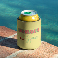 Gelbe Illustrative Sommersuppen Drinks