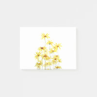 Gelbe Jerusalem Artischocke Blume Aquarell