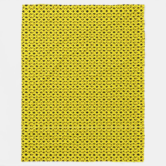 Gelbe Kanne Fleecedecke (Vorderseite)