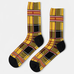 gelbe Karosocken Socken