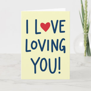 Gelbe Karte "Ich liebe dich"
