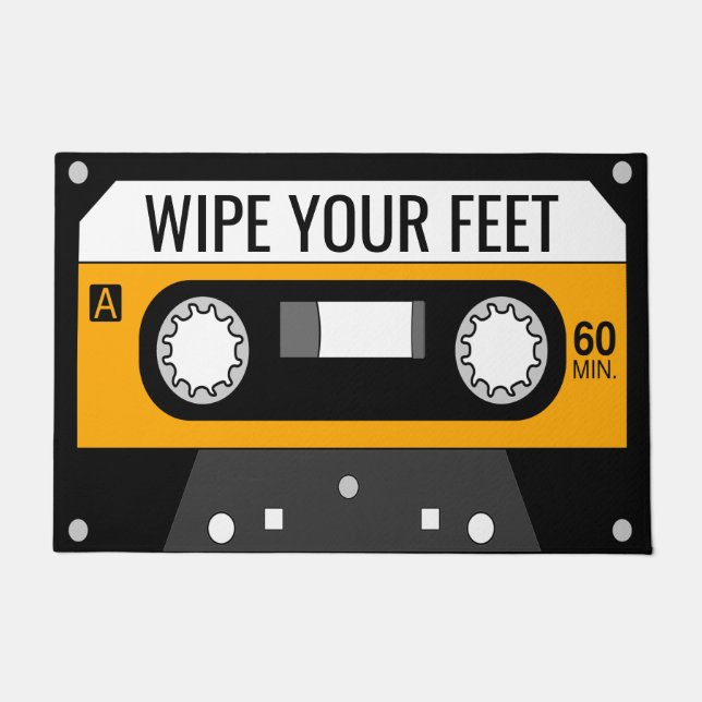 Gelbe Kassette Fußmatte (Vorderseite)