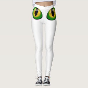 Gelbe Katzenaugen Leggings