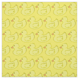 Gelbe Kautschuk Ducks Ducky Bathtub Duckies Fabric Stoff
