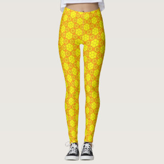 Gelbe Keucheln neue Leggings und Gelb