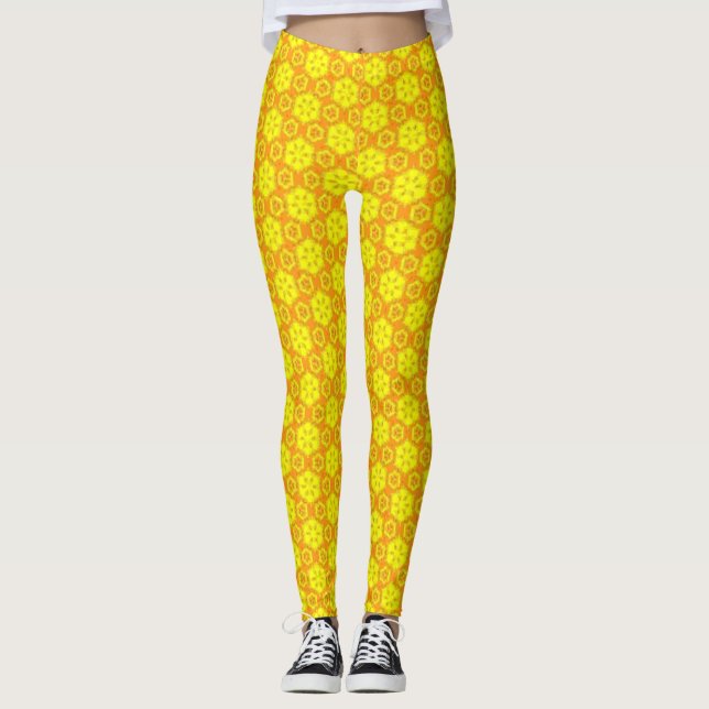 Gelbe Keucheln neue Leggings und Gelb (Vorderseite)