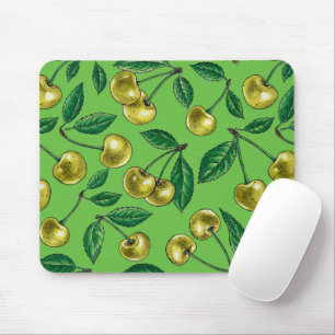 Gelbe Kirschen Mousepad