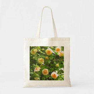 Gelbe kletternde Rosen-Tasche Tragetasche
