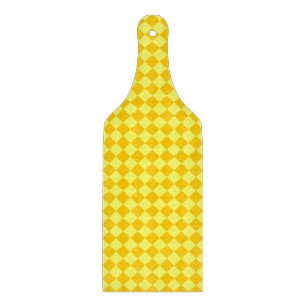 Gelbe Kombination Diamantmuster von STaylor Schneidebrett