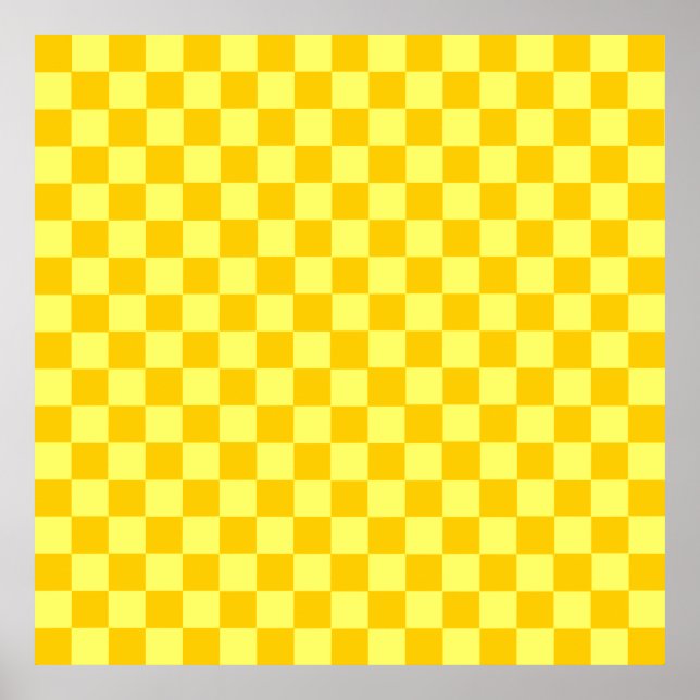Gelbe Kombinationskarte Klassische Karton von STay Poster (Vorne)