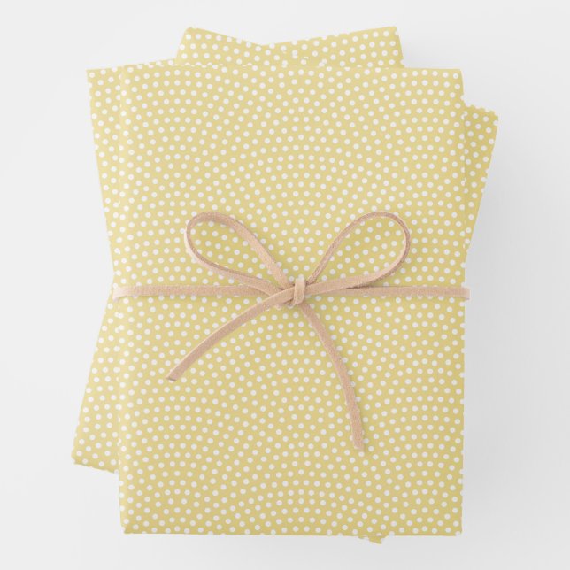 Gelbe Komon (groß) Geschenkpapier Set (Beispiel)