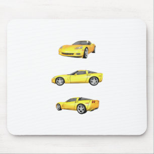 Gelbe Korvette: Mousepad