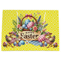 Gelbe Küken Ostern