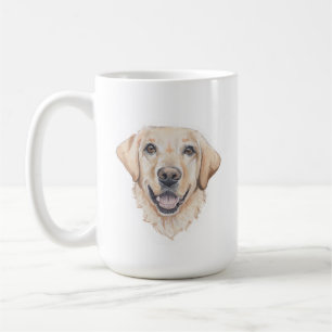 gelbe Labrador Hunde Tasse   15 oz