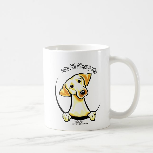 Gelbe Labrador ist alles über mich Kaffeetasse (Rechts)