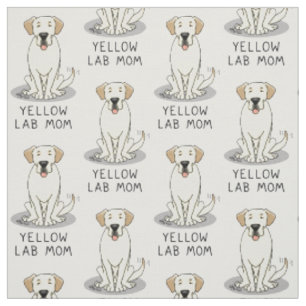 Gelbe Labrador Mama (Labrador Retriever Mama) Nied Stoff
