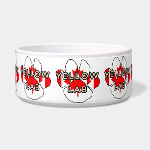 Gelbe Labrador Name Paw Labrador Retriever Napf