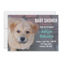 Gelbe Labrador Puppy Baby Dusche Einladung