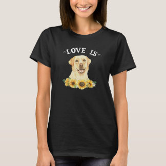 Gelbe Labrador T-Shirt