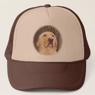 Gelbe Labrador Truckerkappe