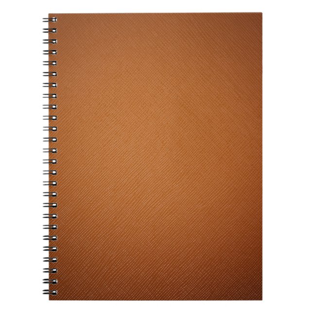 gelbe Ledertextur Notizblock (Vorderseite)
