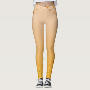 Gelbe Leggings