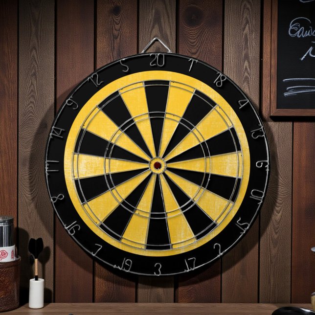Gelbe Leinwandstruktur Dartscheibe (Von Creator hochgeladen)