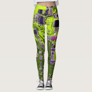Gelbe Leiterkarte der gedruckten Leiterplatte Leggings