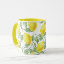 Gelbe Lemon-Tasse Tasse
