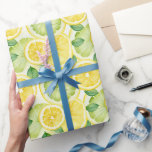 Gelbe Lemon Wasserfarbe Geschenkpapier<br><div class="desc">Brillieren Sie Ihre Geschenke mit unserem Green Yellow Lemon Watercolor Wrapping Paper. Dieses Design mit lebendigen Zitronenillustrationen in erfrischenden Aquarelltönen spiegelt das Wesen des Sommers wider. Ideal,  um jedem Geschenk eine lebendige,  fröhliche Touch hinzuzufügen!</div>