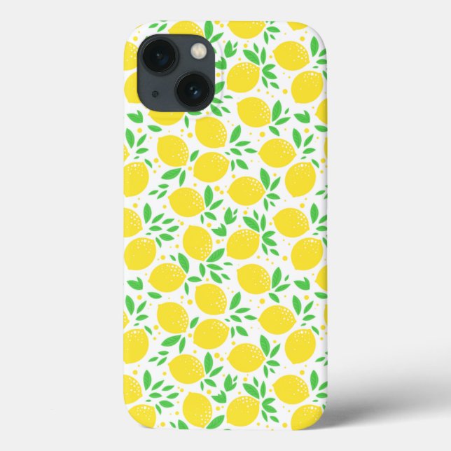Gelbe Lemonen Case-Mate iPhone Hülle (Rückseite)