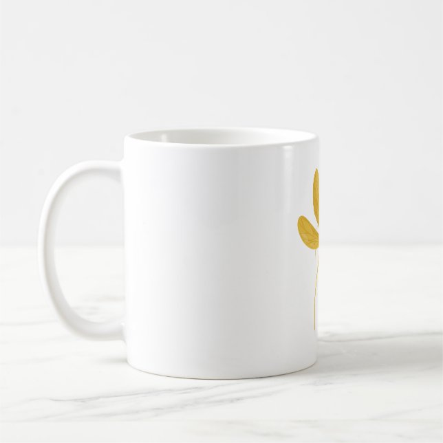 Gelbe Libelle Kaffeetasse (Links)