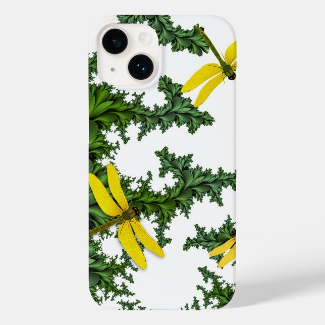 Gelbe Libfische Case-Mate iPhone 14 Hülle (Rückseite)