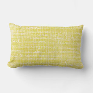 Gelbe Liebe fasst lumbales Throw-Kissen ab Lendenkissen