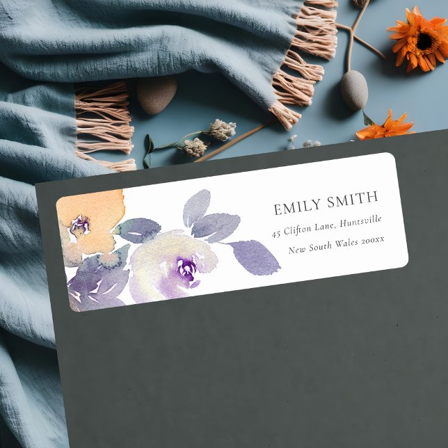 GELBE LILAC LILA ROSE WASSERFARBFLÄCHENADRESSE (Von Creator hochgeladen)