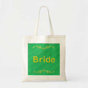 Gelbe Lilie Border Green Bridge Taschen